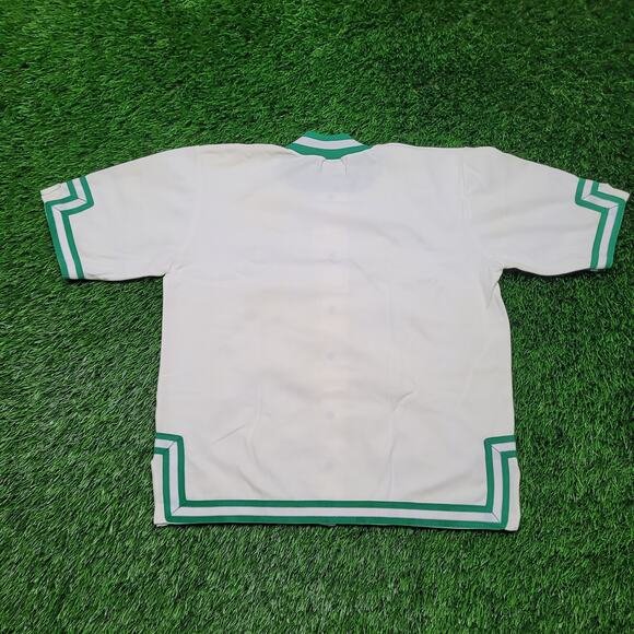 Vintage 70s/80s Champion Basketball Warm-Up Short Sleeve Jacket Medium Nylon - Picture 4 of 10